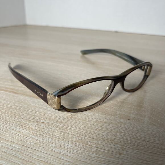 Gucci GG2549/S NJ9 Eyeglasses Cream Purple/Brown Frames 53-14-130 Excellent Cond - Picture 1 of 8